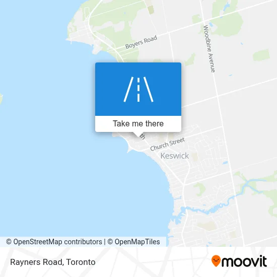 Rayners Road map