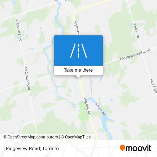 Ridgeview Road map