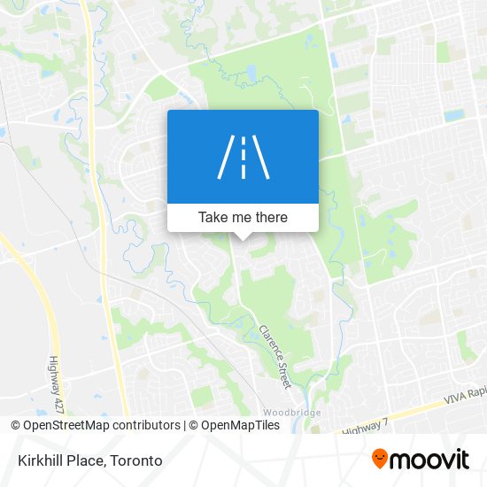 Kirkhill Place map