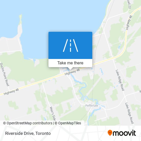 Riverside Drive map