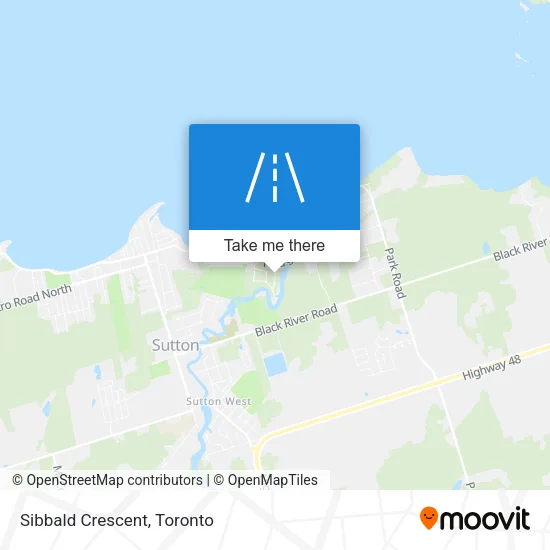 Sibbald Crescent map
