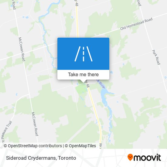 Sideroad Crydermans map