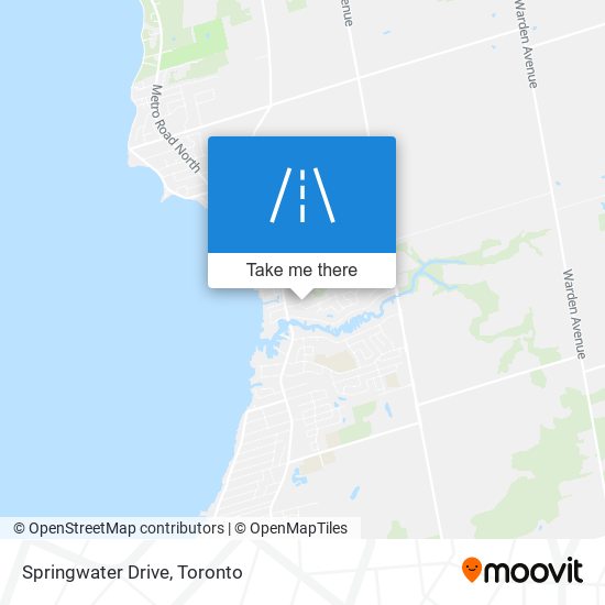 Springwater Drive map