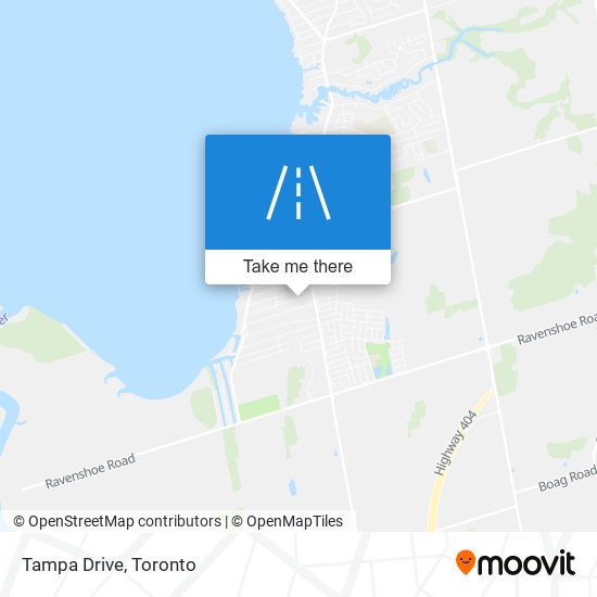 Tampa Drive map