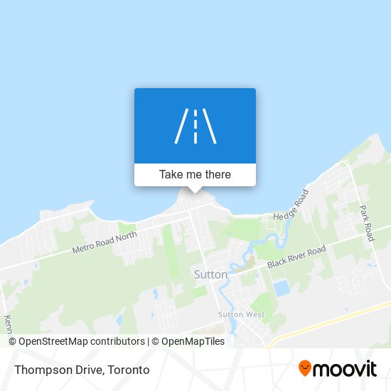 Thompson Drive map