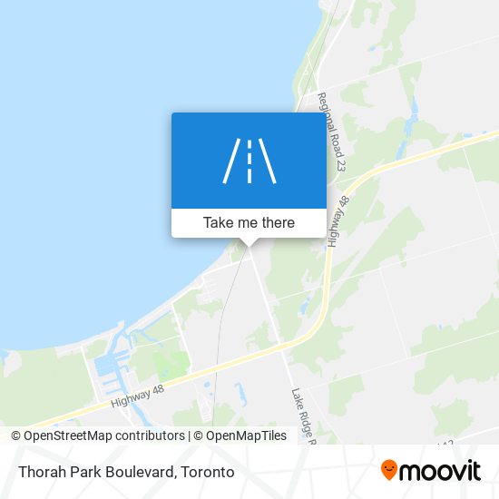 Thorah Park Boulevard plan