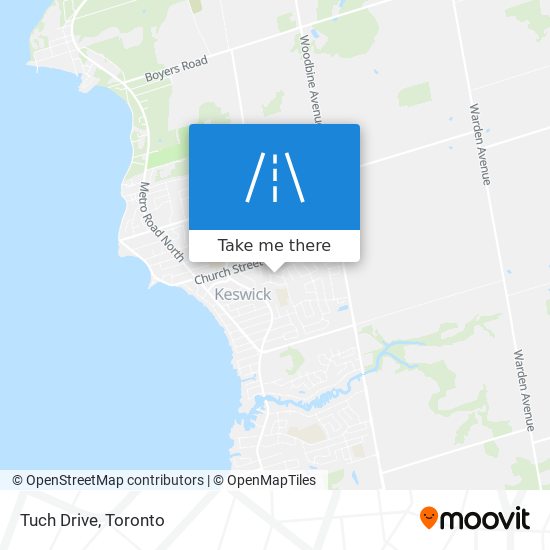 Tuch Drive map