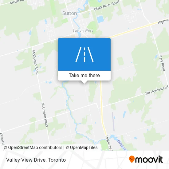 Valley View Drive map