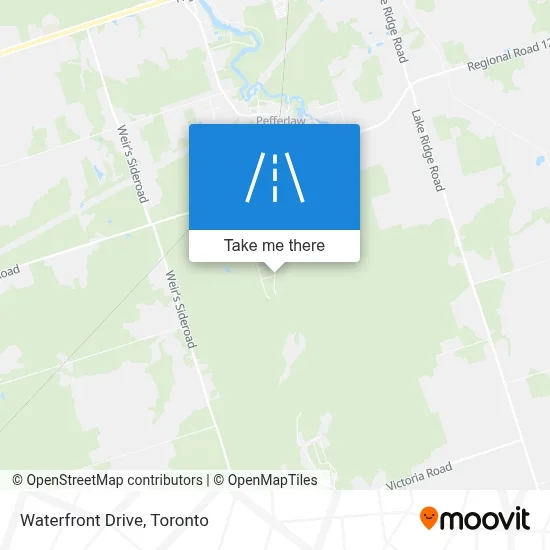 Waterfront Drive map