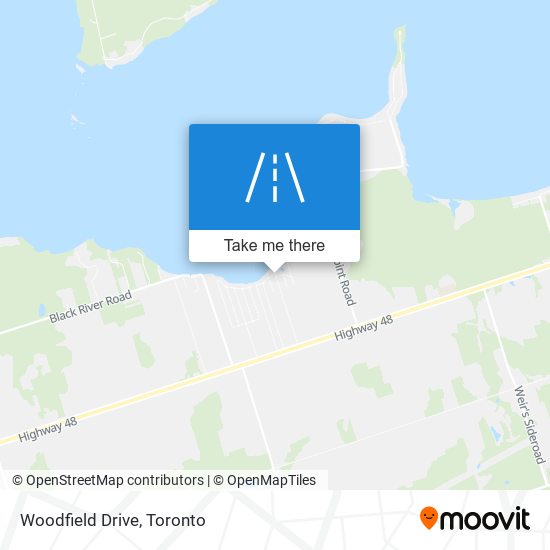 Woodfield Drive map