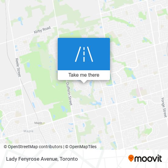 Lady Fenyrose Avenue map