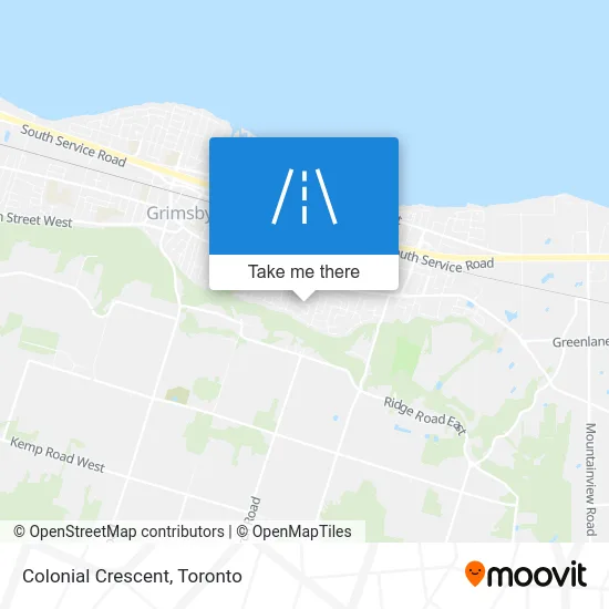 Colonial Crescent map