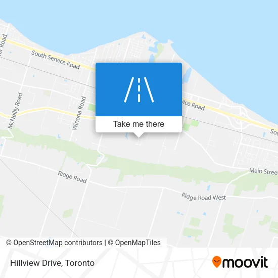 Hillview Drive map