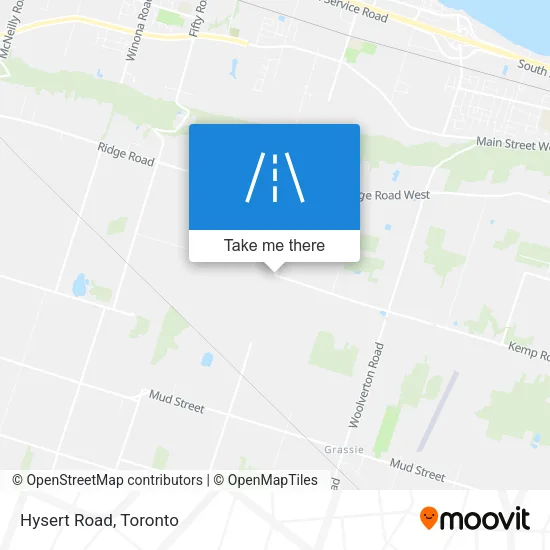 Hysert Road map