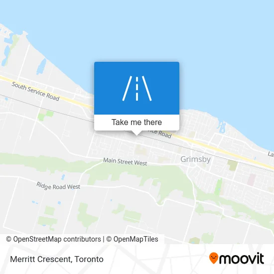 Merritt Crescent map