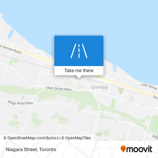 Niagara Street map