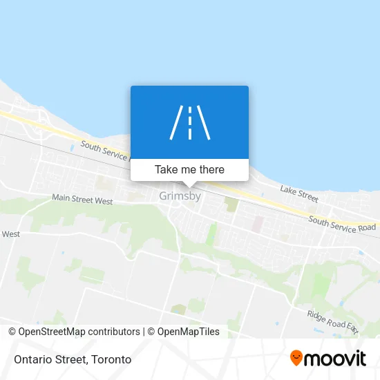 Ontario Street map