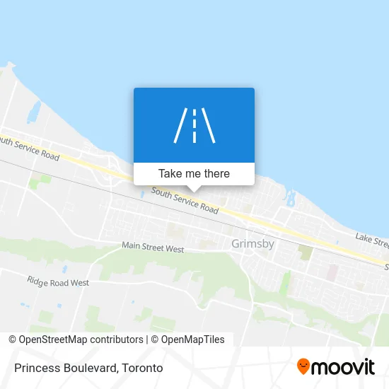 Princess Boulevard map