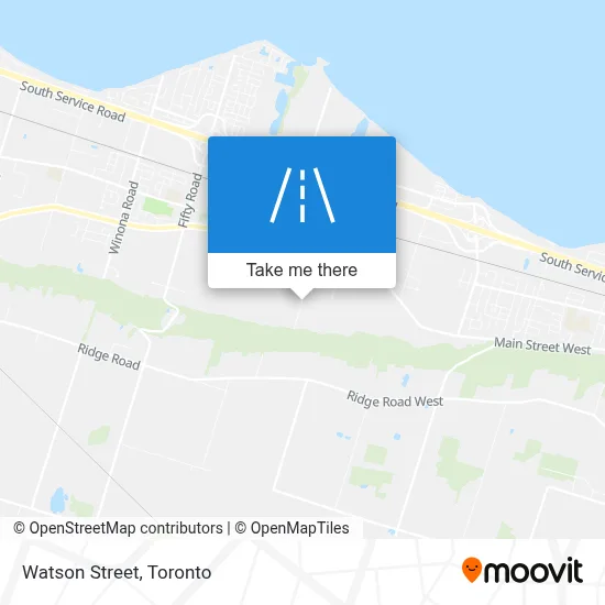 Watson Street map