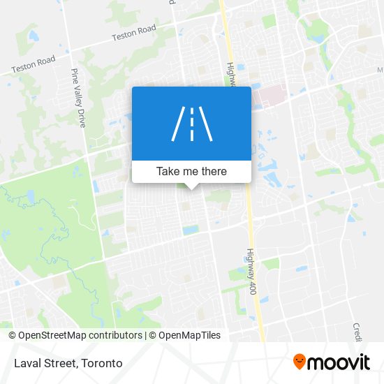 Laval Street map