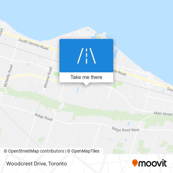 Woodcrest Drive map