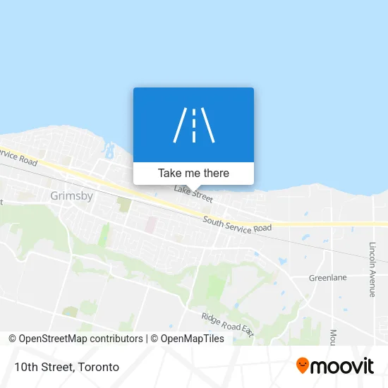 10th Street map