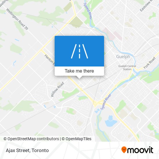 Ajax Street map