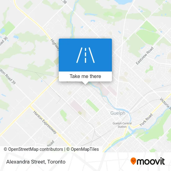 Alexandra Street map