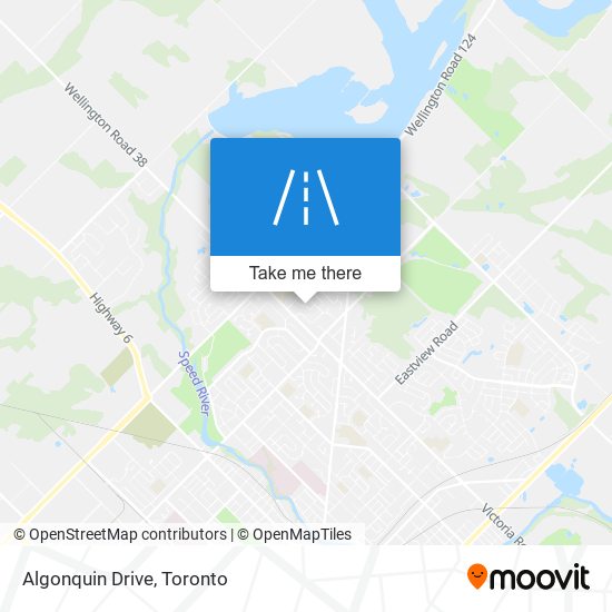 Algonquin Drive map