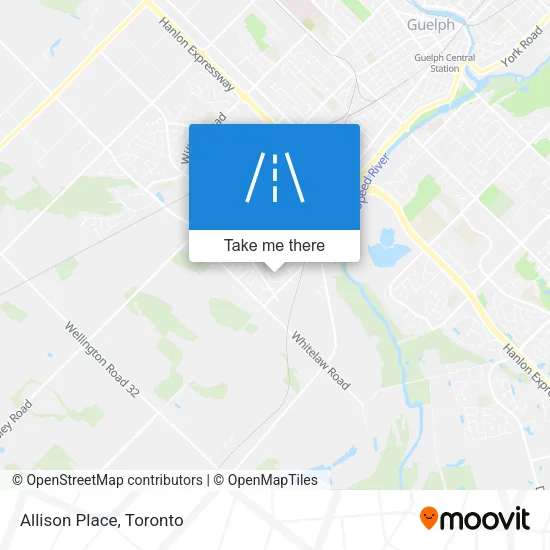 Allison Place map