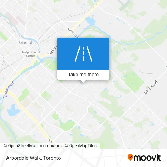Arbordale Walk map