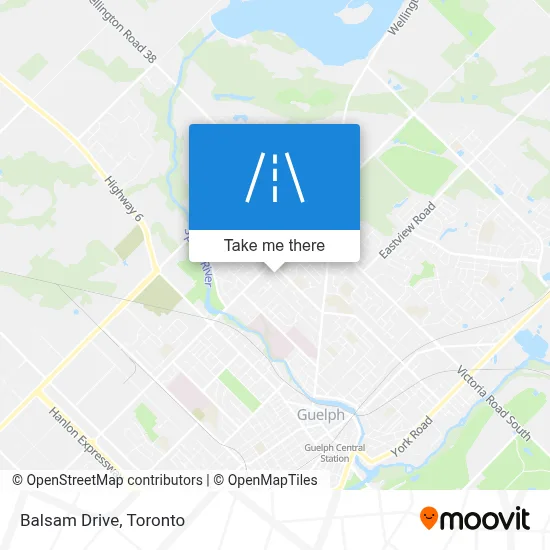 Balsam Drive map