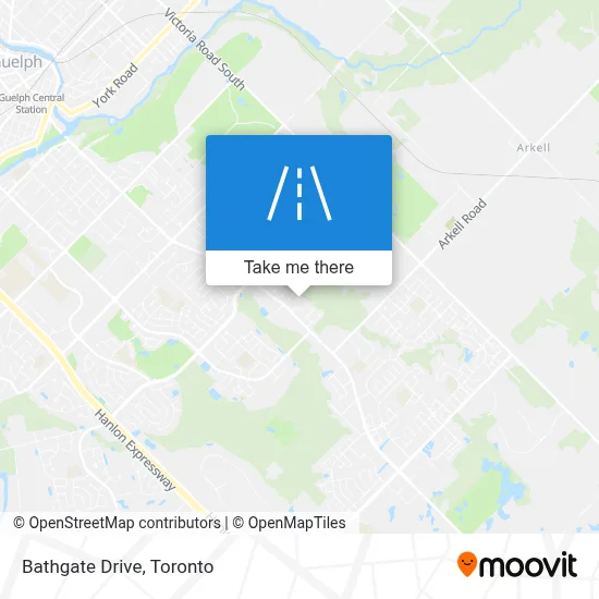 Bathgate Drive map