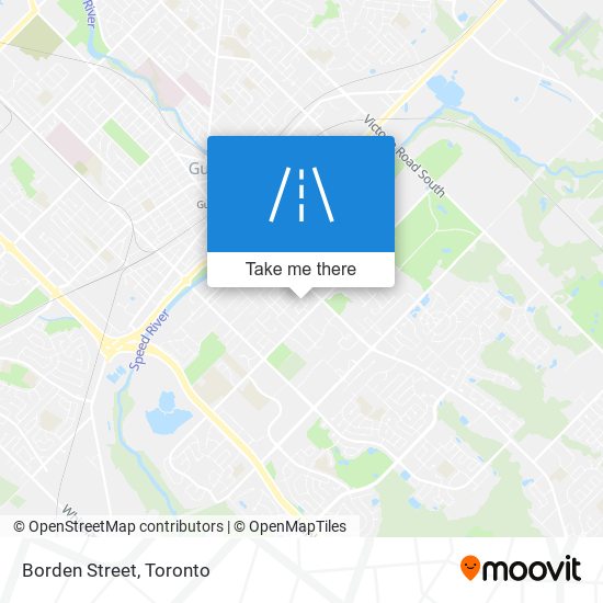 Borden Street map