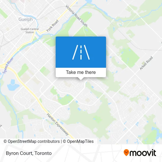Byron Court map
