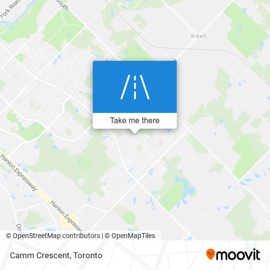 Camm Crescent map