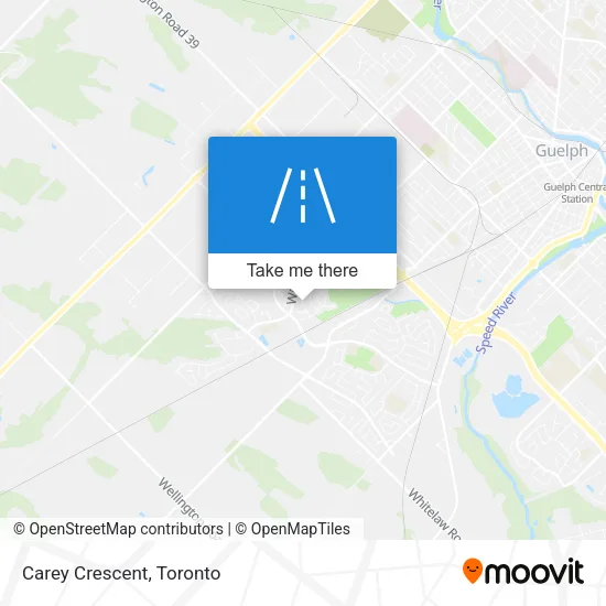 Carey Crescent map