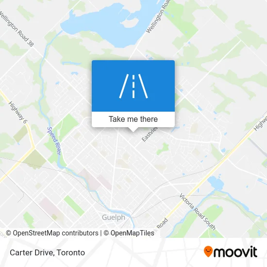 Carter Drive map
