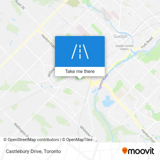 Castlebury Drive map
