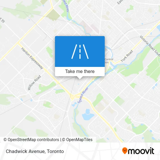 Chadwick Avenue map