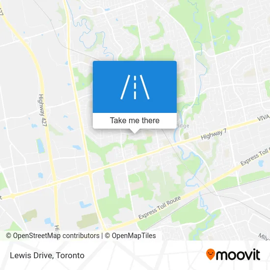 Lewis Drive map