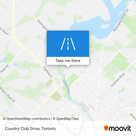 Country Club Drive map