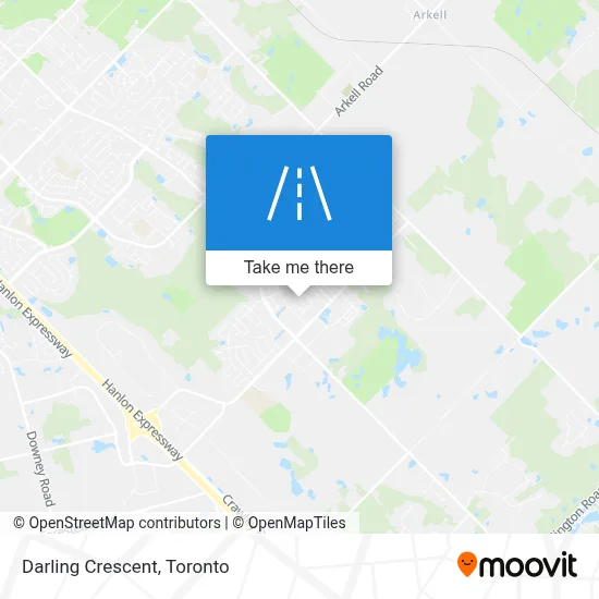 Darling Crescent map