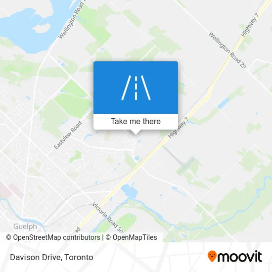 Davison Drive map