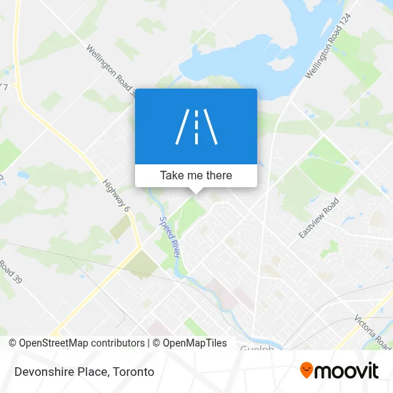 Devonshire Place map