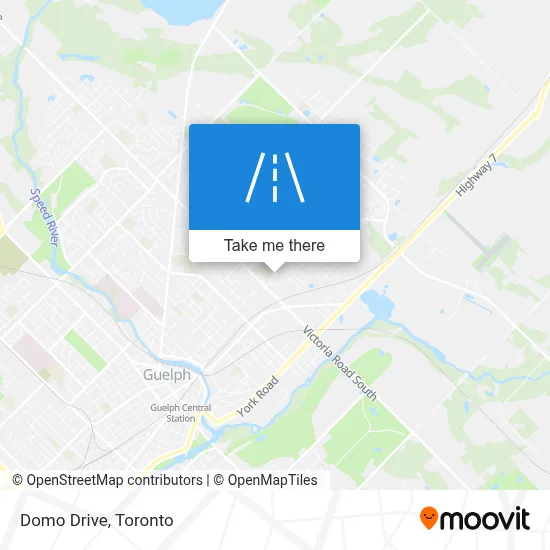 Domo Drive map