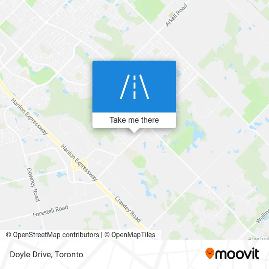 Doyle Drive map