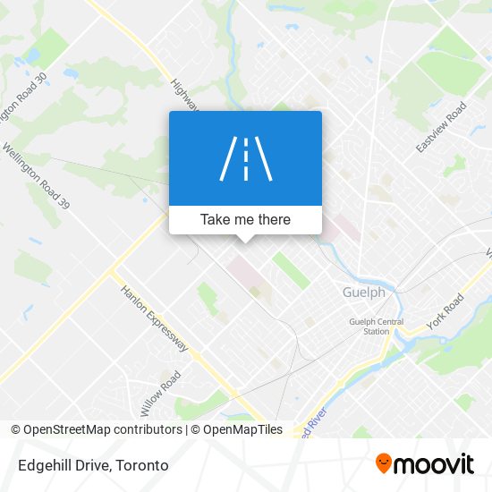 Edgehill Drive map