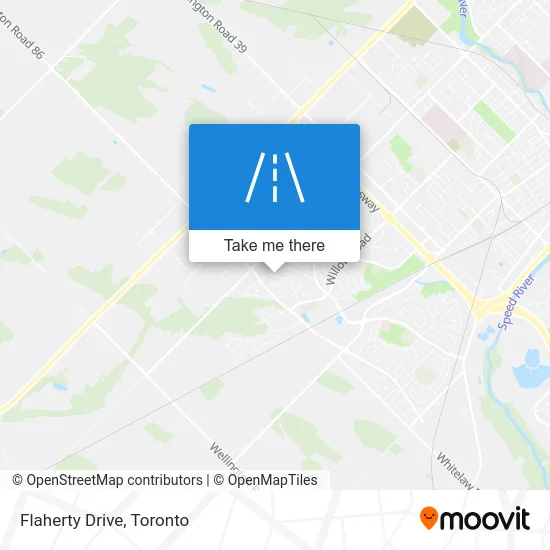 Flaherty Drive map