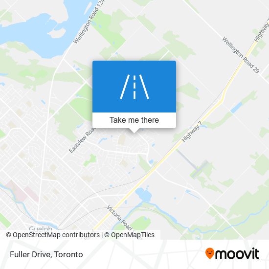 Fuller Drive map